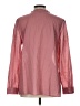 Talbots 100% Cotton Pink Long Sleeve Blouse Size L - photo 2