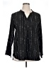 Timeson 100% Polyester Black Long Sleeve Blouse Size XL - photo 1