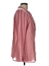 Talbots 100% Cotton Pink Long Sleeve Blouse Size L - photo 4
