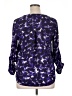 J by Jasper Conran 100% Polyester Purple 3/4 Sleeve Blouse Size 14 - photo 2