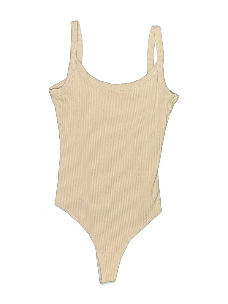 Pre-owned Abercrombie & Fitch Bodysuit In Tan