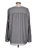NYDJ 100% Polyester Gray Long Sleeve T-Shirt Size L - photo 2