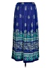 Ali Miles Print Blue Casual Skirt Size 6 - photo 2