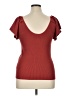 Halogen Burgundy Short Sleeve T-Shirt Size XL - photo 2