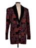 Limited Edition 100% Polyester Print Red Blazer Size 2 (petite) - photo 1