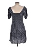 Sequin Hearts Polka Dots Blue Casual Dress Size L - photo 2
