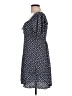 Sequin Hearts Polka Dots Blue Casual Dress Size L - photo 5