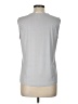 Christopher & Banks Gray Sleeveless Blouse Size L (petite) - photo 2