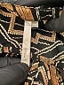 Mono b 100% Polyester Paisley Gold Jumpsuit Size L - photo 4