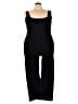 SPANX Solid Black Jumpsuit Size 3X Petite - photo 1