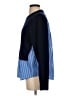 Tanya Taylor 100% Cotton Color Block Blue Pullover Sweater Size M - photo 5