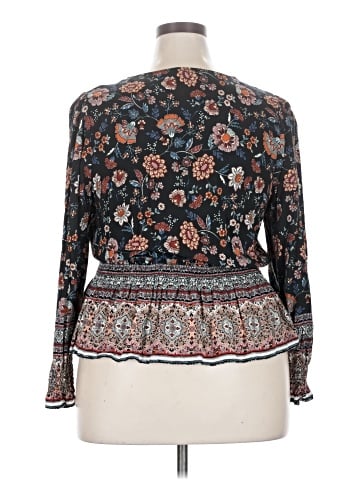 Forever 21 Plus Long Sleeve Blouse (view 2)