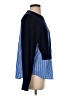 Tanya Taylor 100% Cotton Color Block Blue Pullover Sweater Size M - photo 4