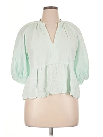 Amanda Uprichard 3/4 Sleeve Blouse (view 1)