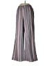 Pink Rose Stripes Gray Casual Pants Size M - photo 1