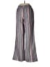 Pink Rose Stripes Gray Casual Pants Size M - photo 2