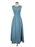 Unbranded 100% Polyester Solid Blue Casual Dress Size S - photo 1