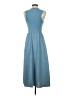 Unbranded 100% Polyester Solid Blue Casual Dress Size S - photo 2