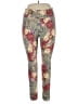 Lularoe Floral Gray Red Leggings Size 1X (Tall & Curvy) - photo 1