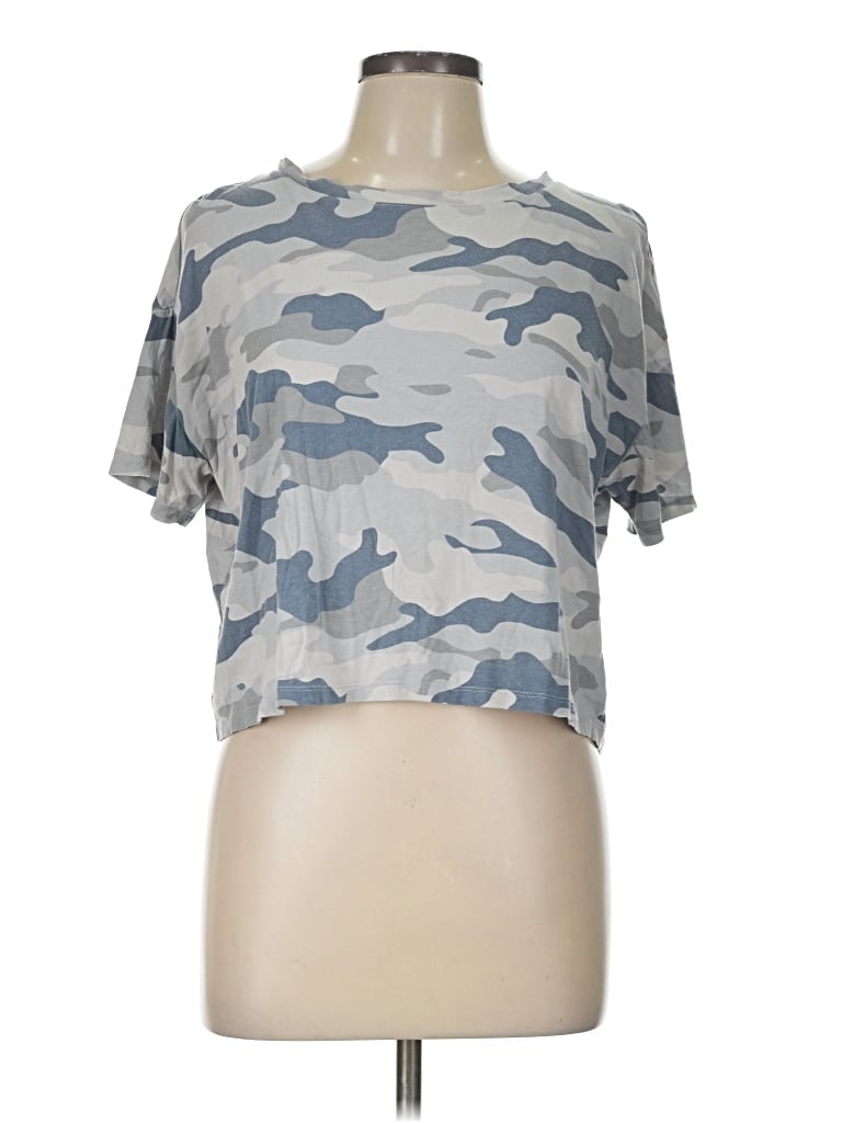 Pre-owned Old Navy Short Sleeve T-shirt In Gray