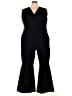 SPANX Solid Black Jumpsuit Size 3X Petite - photo 1