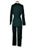 Assorted Brands Solid Green Jumpsuit Size S - photo 2