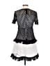 Few Moda 100% Polyester Polka Dots Black Cocktail Dress Size M - photo 2