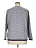 T by Talbots 100% Cotton Polka Dots Blue Pullover Sweater Size XL - photo 2