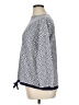 T by Talbots 100% Cotton Polka Dots Blue Pullover Sweater Size XL - photo 5