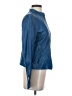 Banana Republic 100% Leather Blue Leather Jacket Size S - photo 4