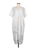 Unbranded 100% Polyester White Casual Dress Size M - photo 1