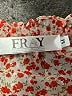 Fray 100% Polyester Orange Short Sleeve Blouse Size M - photo 7