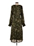 Rainbow 100% Polyester Animal Print Green Casual Dress Size EU 38 / US 8 - photo 2