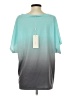 Sampeel Teal 3/4 Sleeve T-Shirt Size S - photo 2
