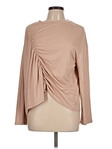 Shein Curve Long Sleeve Blouse (view 1)