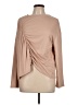 Shein Curve Tan Long Sleeve Blouse Size 12 - photo 1