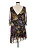 BCBGeneration 100% Polyester Paisley Burgundy Cocktail Dress Size M - photo 2