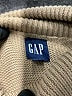 Gap 100% Cotton Stripes Tan Turtleneck Sweater Size XL (tall) - photo 7