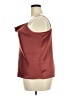 River Island 100% Polyester Burgundy Sleeveless Blouse Size 18 - photo 5