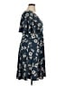 Torrid Floral Blue Casual Dress Size 1X Plus (1) - photo 4