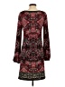 Max Studio Paisley Burgundy Casual Dress Size S - photo 2