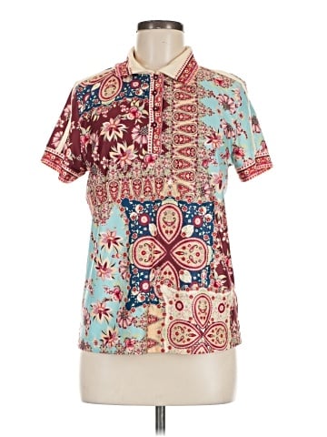 Johnny Was Short Sleeve Polo (view 1)