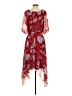 Tommy Hilfiger 100% Polyester Paisley Red Cocktail Dress Size 4 - photo 2