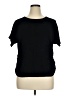 Lane Bryant Black Short Sleeve Top Size 14 (1) - photo 1