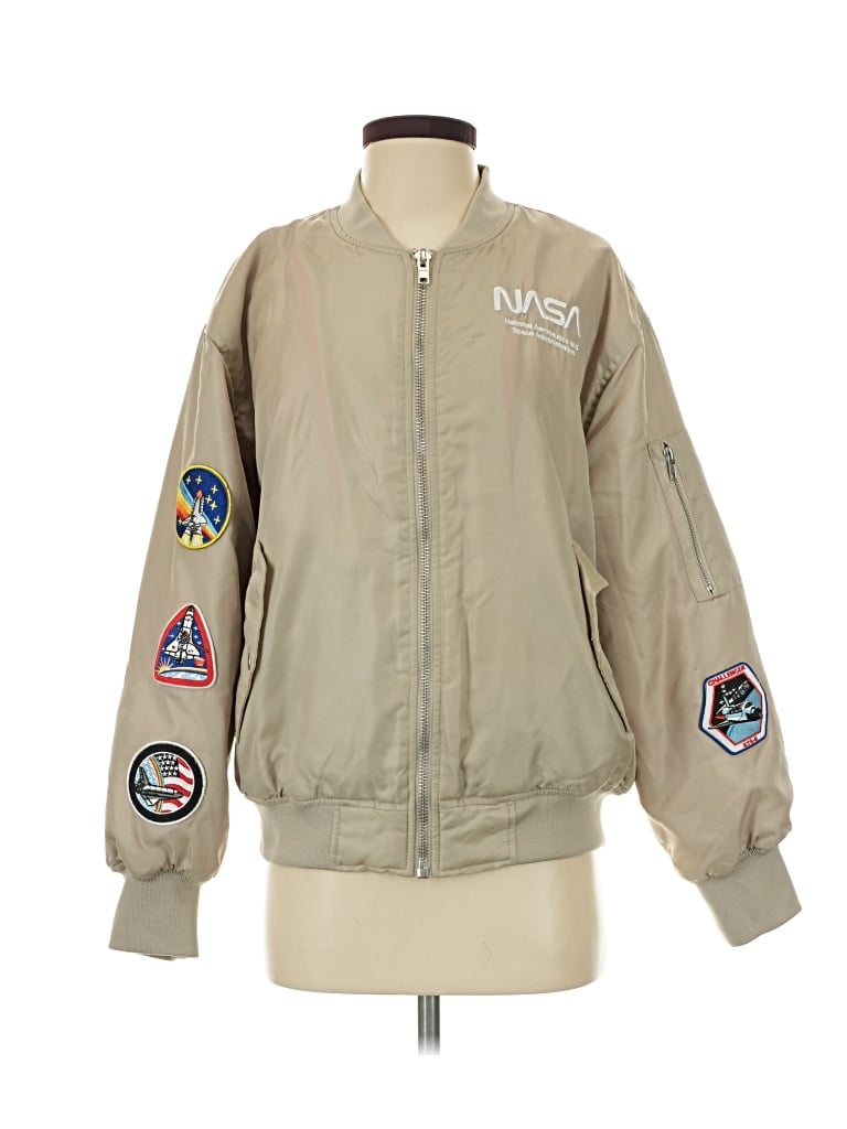 Pre-owned Forever 21 Jacket In Tan