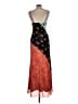 FUZZI Orange Cocktail Dress Size L - photo 2