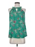 Papermoon 100% Polyester Green Sleeveless Blouse Size S - photo 1