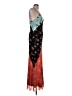 FUZZI Orange Cocktail Dress Size L - photo 4