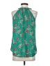 Papermoon 100% Polyester Green Sleeveless Blouse Size S - photo 2
