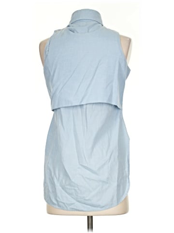 Intermix Sleeveless Button-Down Shirt (view 2)
